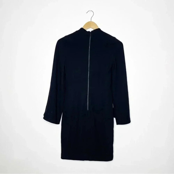 Bardot Mock-neck Cold-shoulder Cut Out Sheath Dress Size 4 XS - Picture 8 of 11